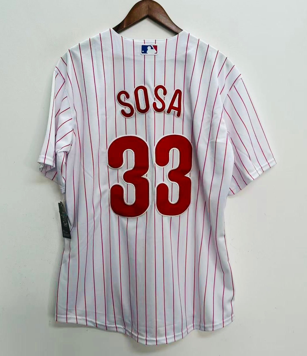 Edmundo Sosa Philadelphia Phillies Jersey white pinstripes product image 1