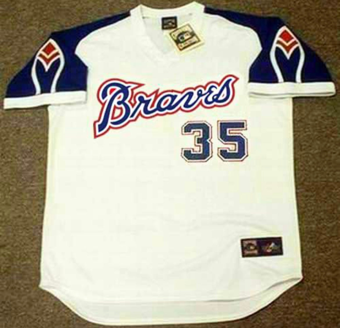 Phil Niekro 1969 Atlanta Braves Official MLB Jersey Majestic product image 2