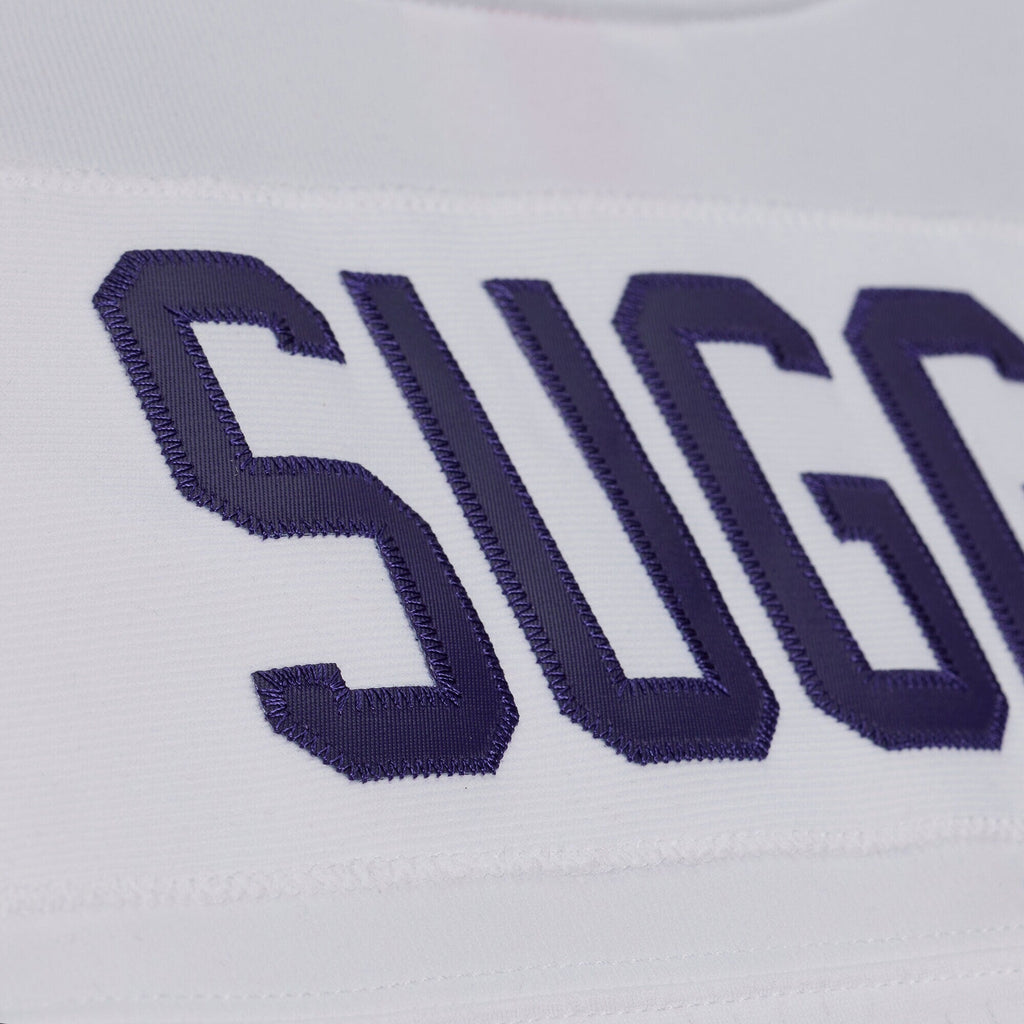 Baltimore Ravens Terrell Suggs White 2003 Legacy Replica Player Jersey product image 8, provided for visual reference and