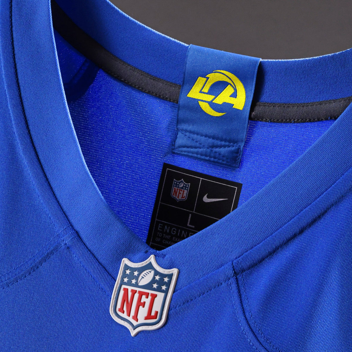 Los Angeles Rams Royal Custom Game Jersey product image 5, provided for visual reference and product detail review