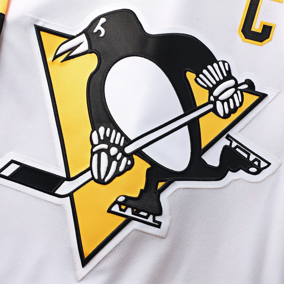 Pittsburgh Penguins Sidney Crosby White Away Premium Jersey product image 5, provided for visual reference and product