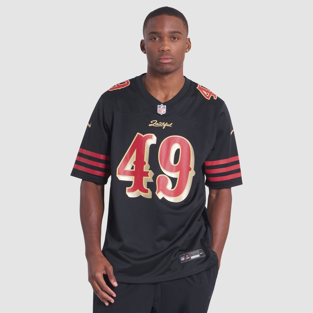 San Francisco 49ers The Faithful Black 2025 Rivalries Collection Game Jersey product image 5, provided for visual reference