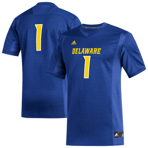 #1 Delaware Fightin' Blue Hens Replica Football Jersey - Royal product image 2, provided for visual reference and product