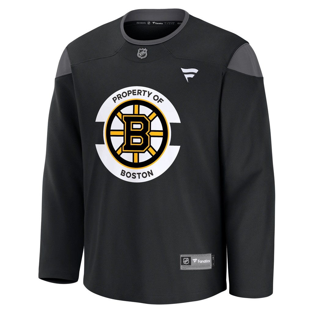 Boston Bruins Black Practice Jersey product image 3, provided for visual reference and product detail review