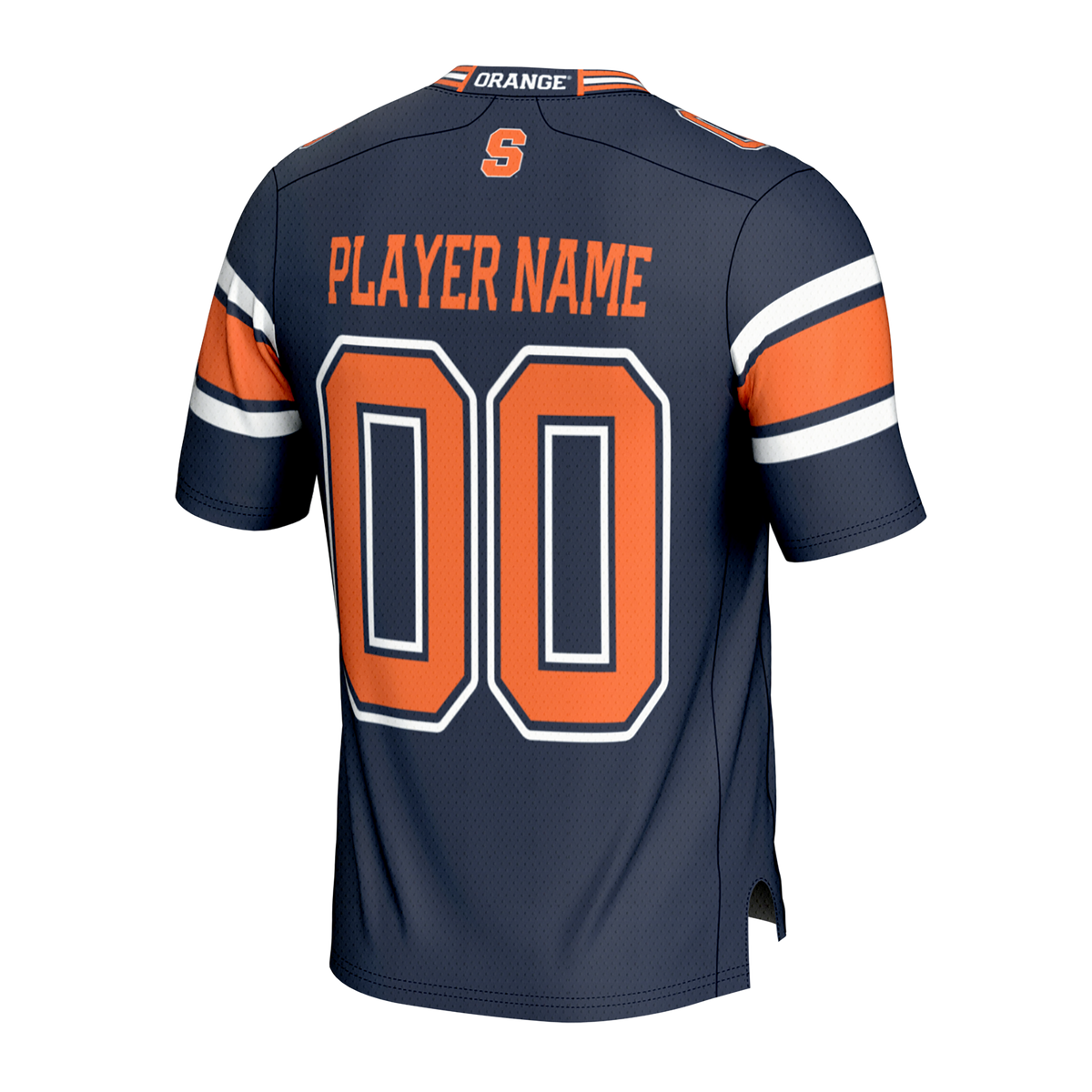 Syracuse Orange NIL Pick-A-Player Lightweight Collegiate Football Fashion Jersey - Navy product image 4, provided for visual