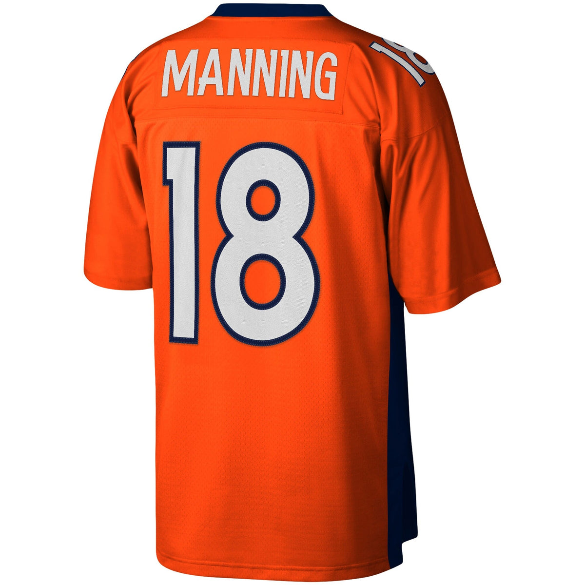 Denver Broncos Peyton Manning Orange Legacy Replica Jersey product image 4, provided for visual reference and product detail