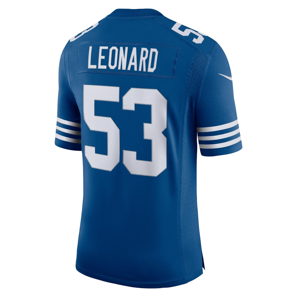 Indianapolis Colts Darius Leonard Royal Alternate Vapor Limited Jersey product image 4, provided for visual reference and