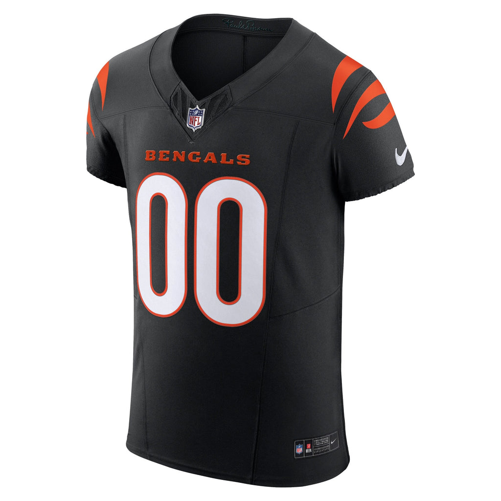 Cincinnati Bengals Black Team Vapor F.U.S.E. Elite Custom Jersey product image 3, provided for visual reference and product