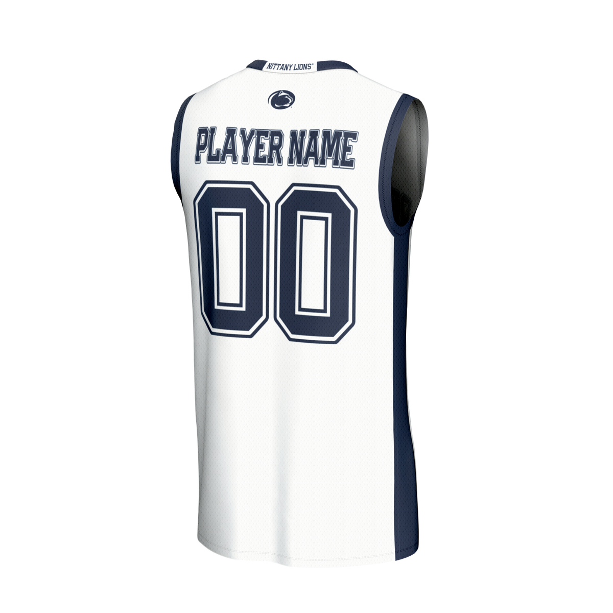 Penn State Nittany Lions Lightweight Collegiate Basketball NIL Pick-A-Player Fashion Jersey - White product image 4,