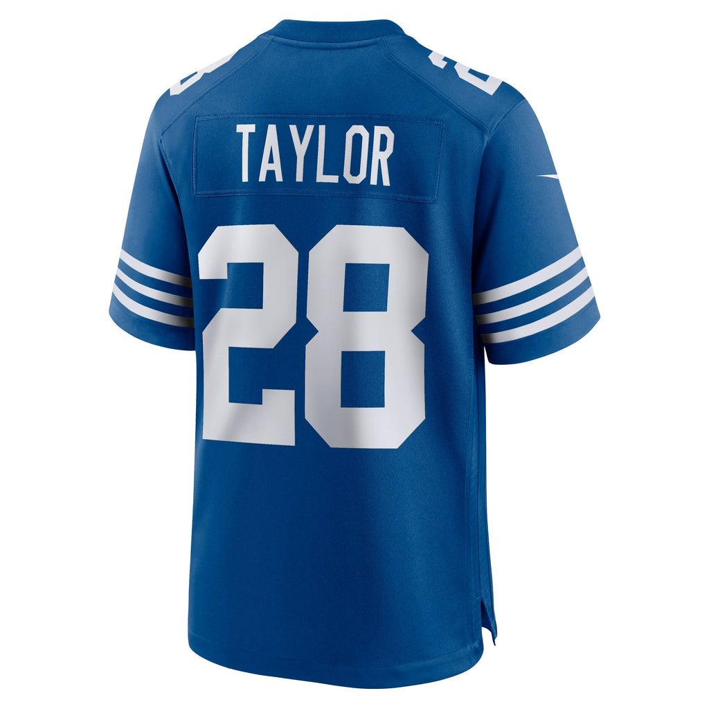 Indianapolis Colts Jonathan Taylor Royal Game Player Jersey product image 4, provided for visual reference and product