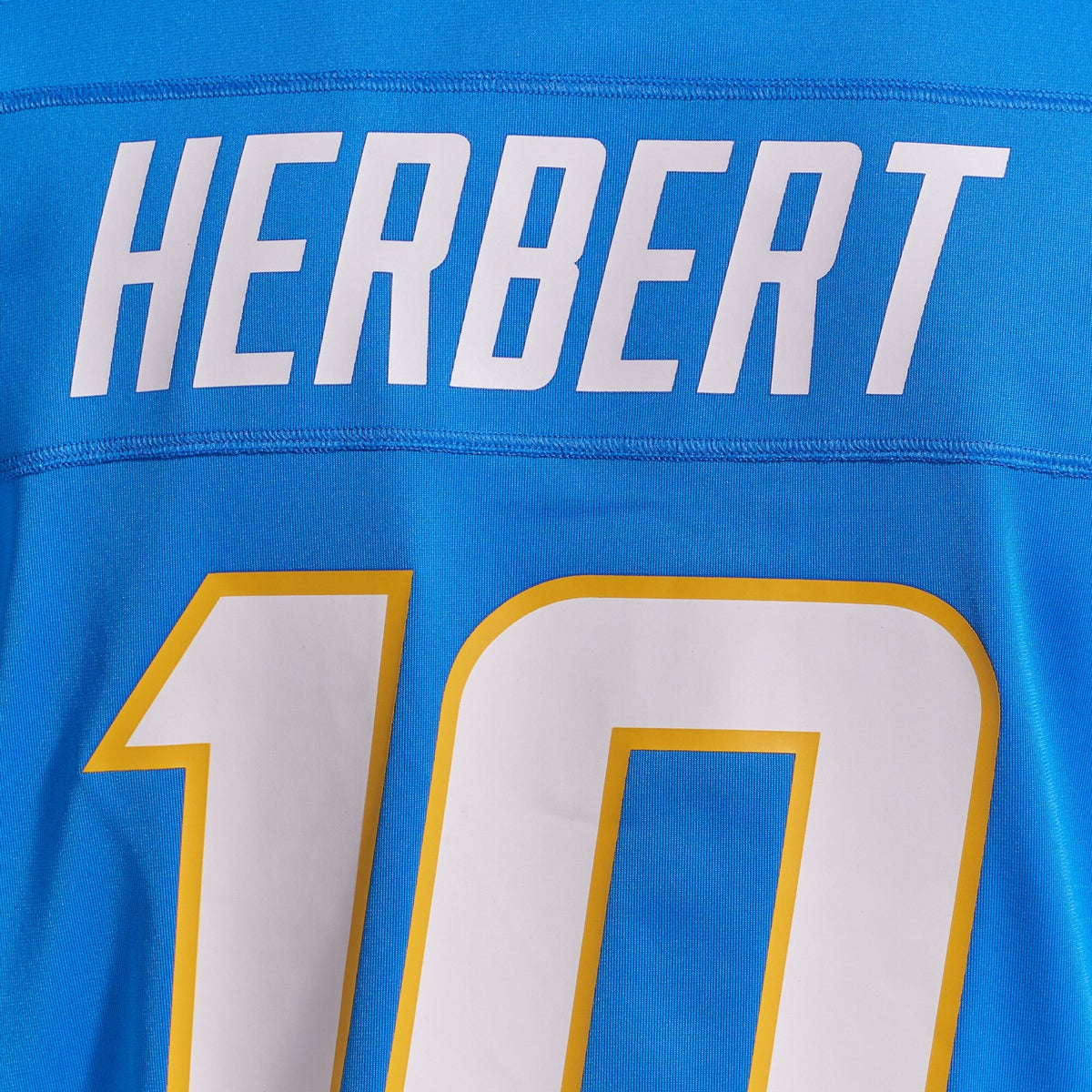 Los Angeles Chargers Justin Herbert Powder Blue Player Game Jersey product image 12, provided for visual reference and