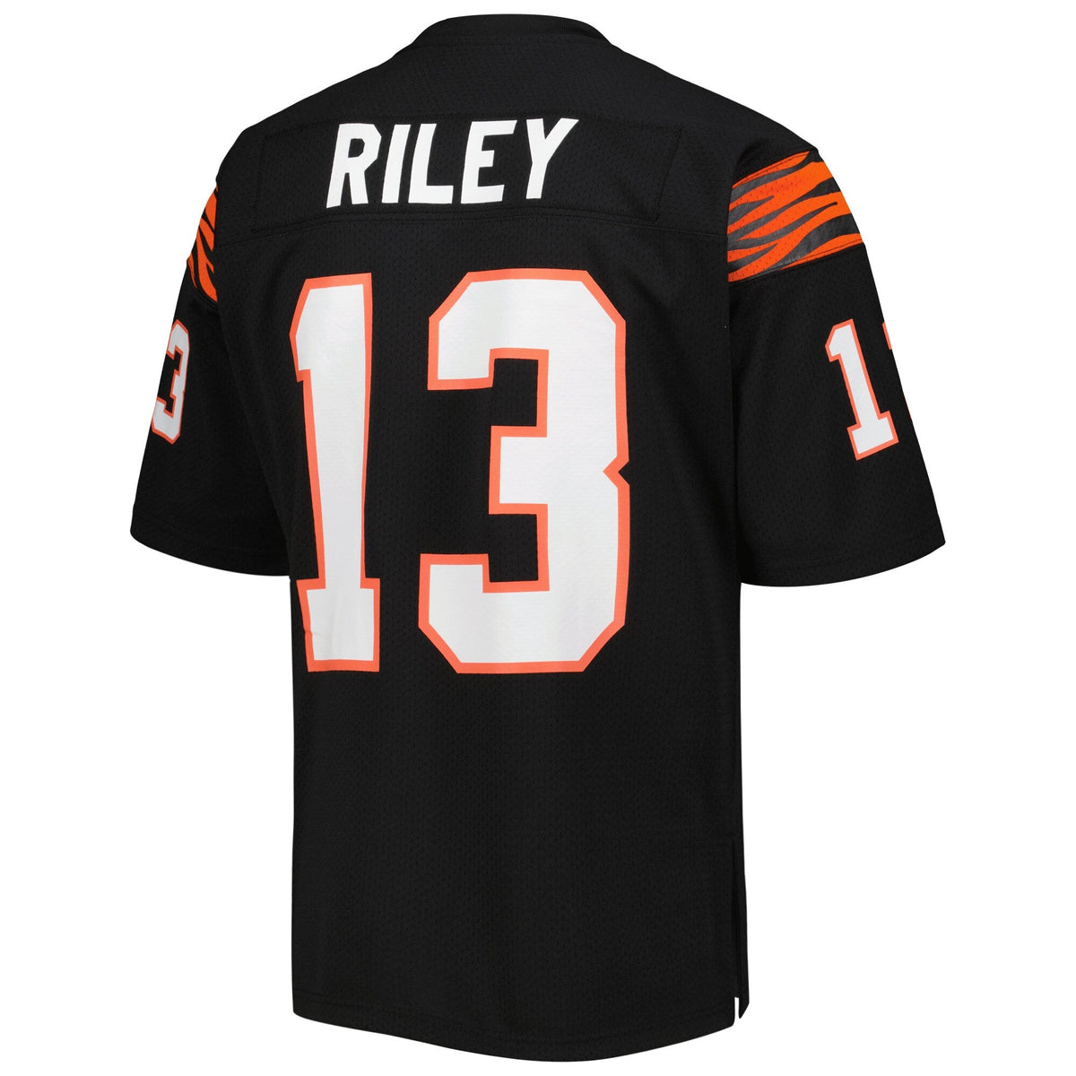 Cincinnati Bengals 1981 Ken Riley Black Authentic Throwback Retired Player Jersey product image 4, provided for visual