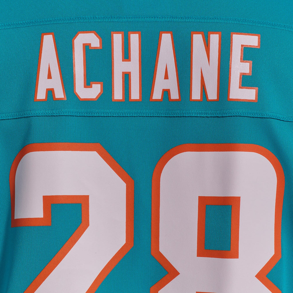 Miami Dolphins Devon Achane Aqua Player Game Jersey product image 12, provided for visual reference and product detail review