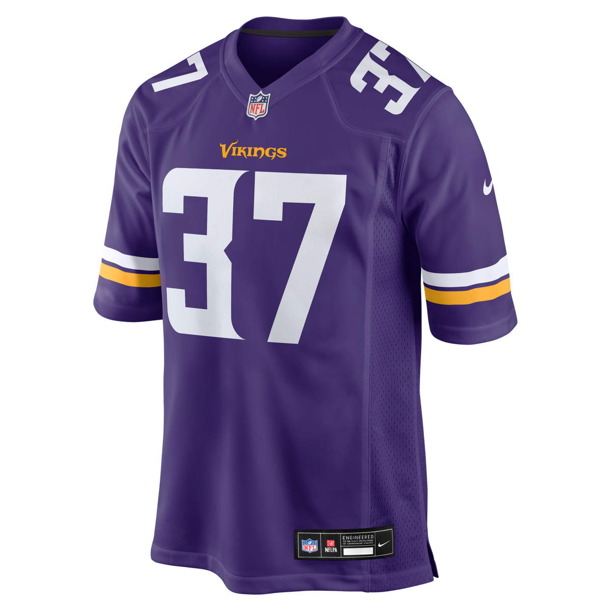 Minnesota Vikings Tavierre Thomas Purple Team Game Jersey product image 2, provided for visual reference and product detail