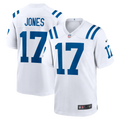 Indianapolis Colts Daniel Jones White Game Jersey product image 1, provided for visual reference and product detail review
