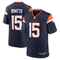 Denver Broncos Nik Bonitto Navy Alternate Game Jersey product image 1, provided for visual reference and product detail