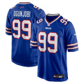 Buffalo Bills Larry Ogunjobi Royal Team Game Jersey product image 1, provided for visual reference and product detail review