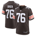 Cleveland Browns Lou Groza Brown Game Retired Player Jersey product image 1, provided for visual reference and product