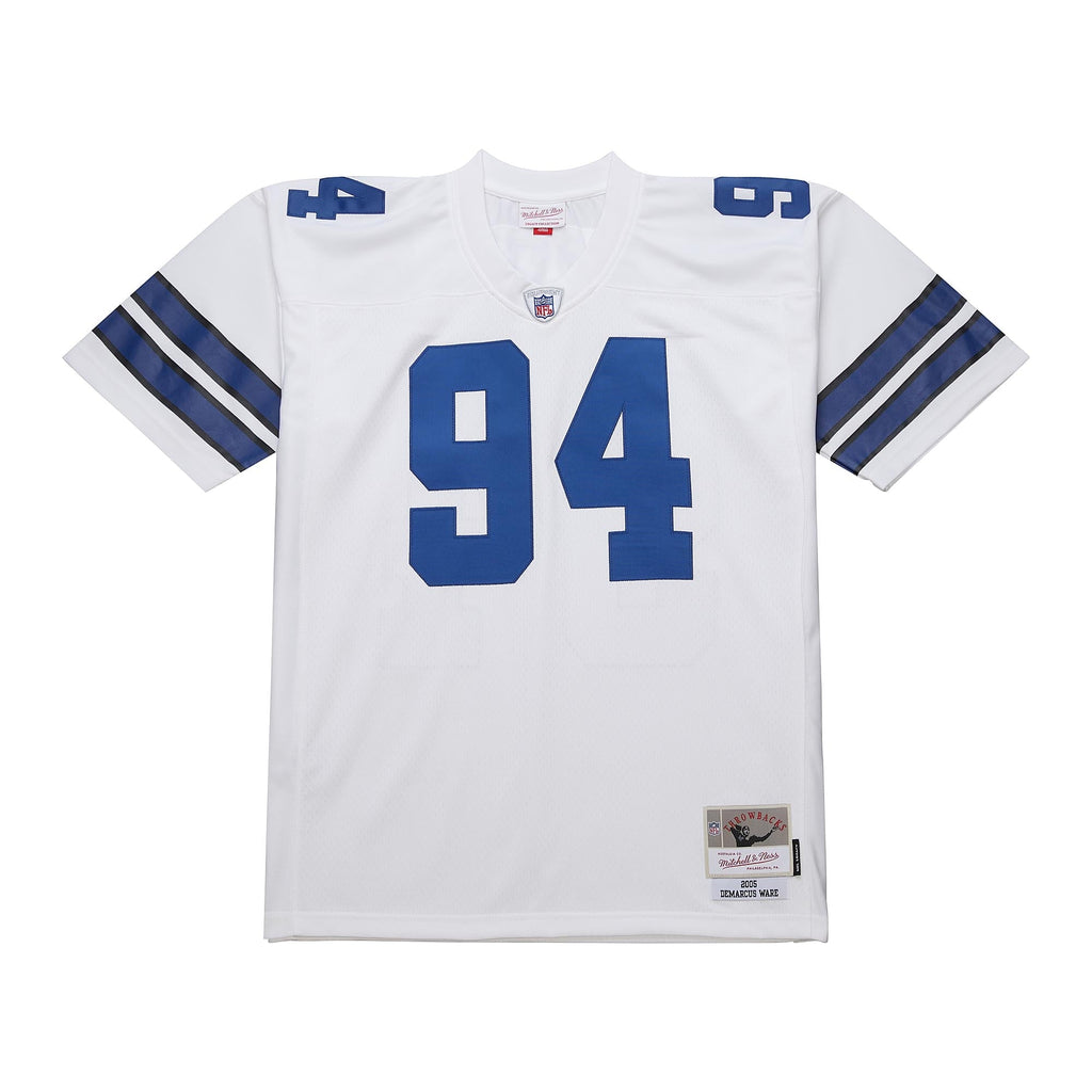 Dallas Cowboys DeMarcus Ware White 2005 Legacy Replica Jersey product image 2, provided for visual reference and product