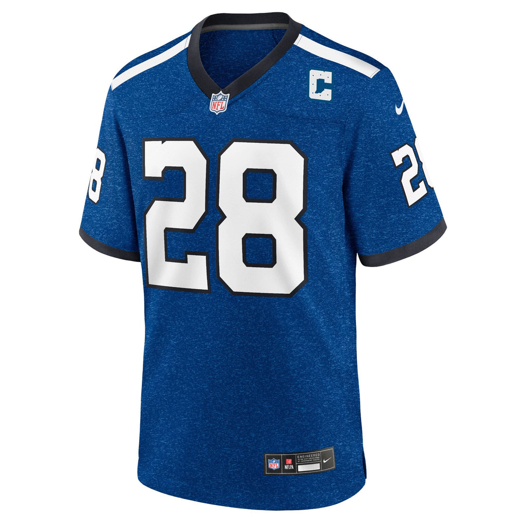 Indianapolis Colts Jonathan Taylor Royal Indiana Nights Alternate Game Jersey product image 3, provided for visual reference