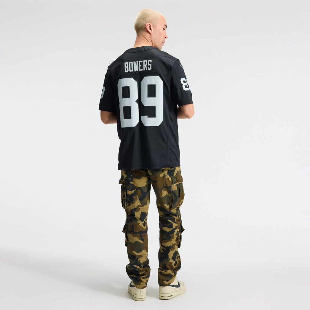 Las Vegas Raiders Brock Bowers Black Team Vapor F.U.S.E. Stitched Limited Jersey product image 6, provided for visual