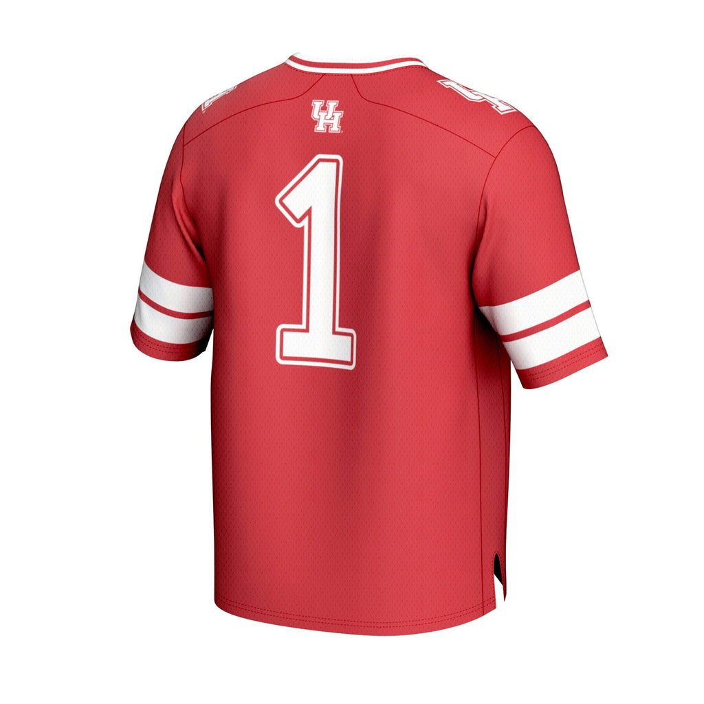Houston Cougars Lightweight Collegiate Football Fashion Jersey - Red product image 4, provided for visual reference and