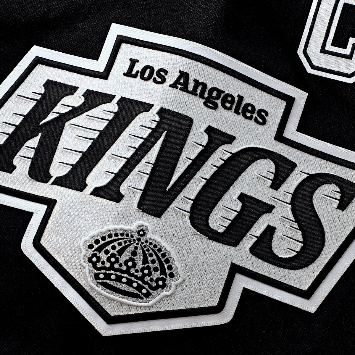 Los Angeles Kings Drew Doughty Black Home Premium Jersey product image 5, provided for visual reference and product detail