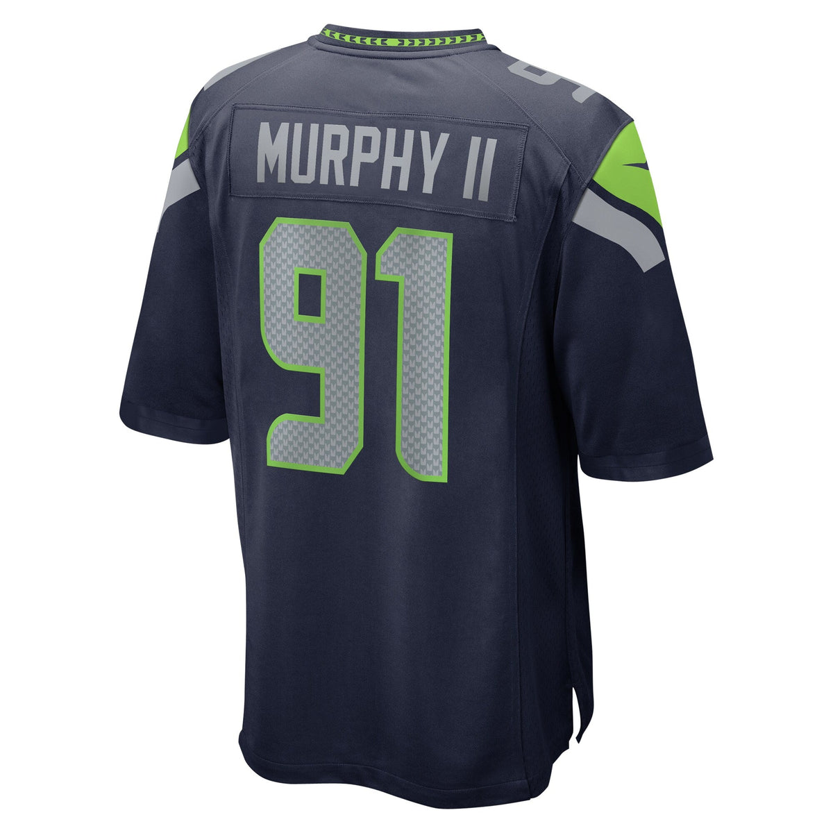 Seattle Seahawks Byron Murphy II College Navy Player Game Jersey product image 4, provided for visual reference and product