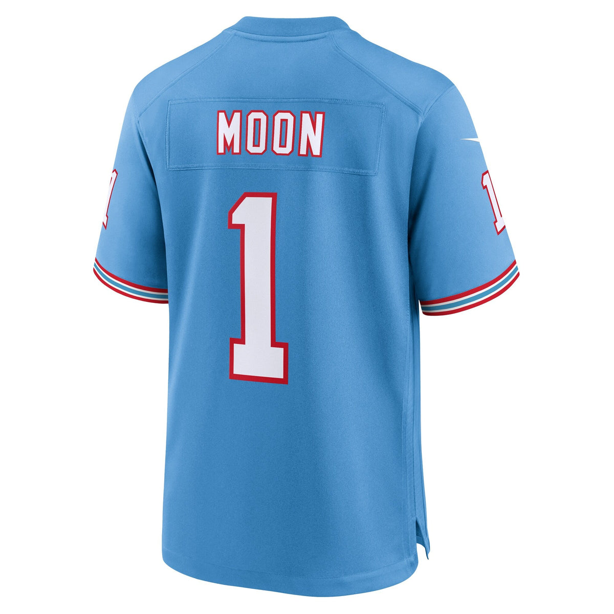 Tennessee Titans Warren Moon Light Blue Retired Player Alternate Game Jersey product image 4, provided for visual reference