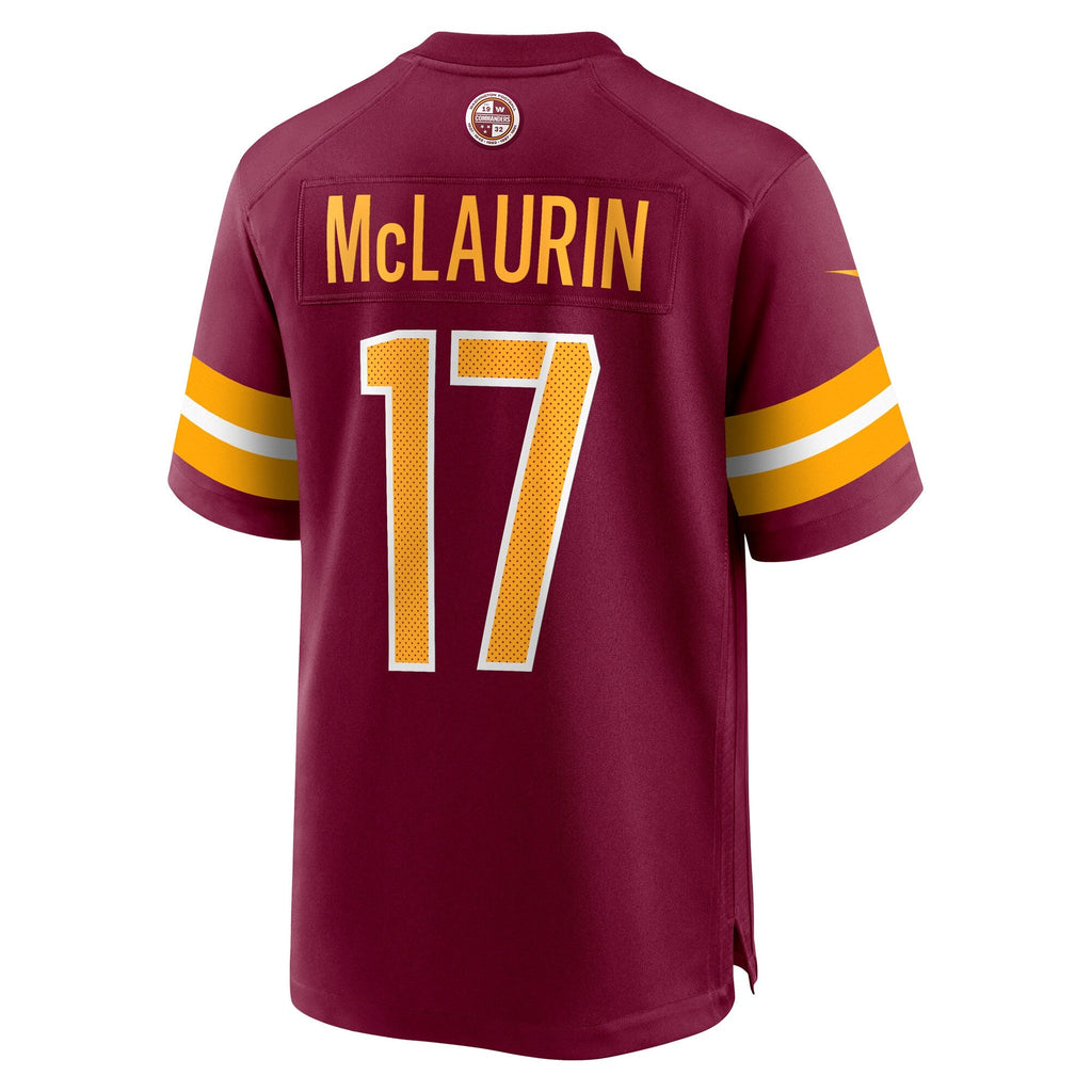 Washington Commanders Terry McLaurin Burgundy Player Game Jersey product image 4, provided for visual reference and product