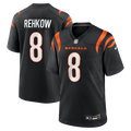 Cincinnati Bengals Ryan Rehkow Black Game Jersey product image 1, provided for visual reference and product detail review