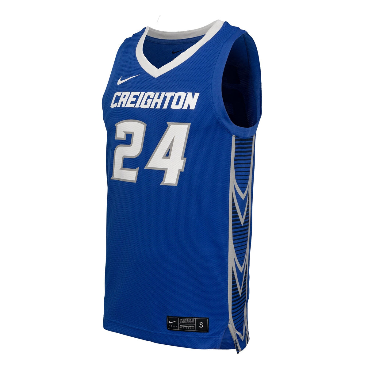 #24 Creighton Bluejays Replica Basketball Jersey - Royal product image 3, provided for visual reference and product detail