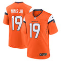 Denver Broncos Marvin Mims Jr Orange Team Game Jersey product image 1, provided for visual reference and product detail