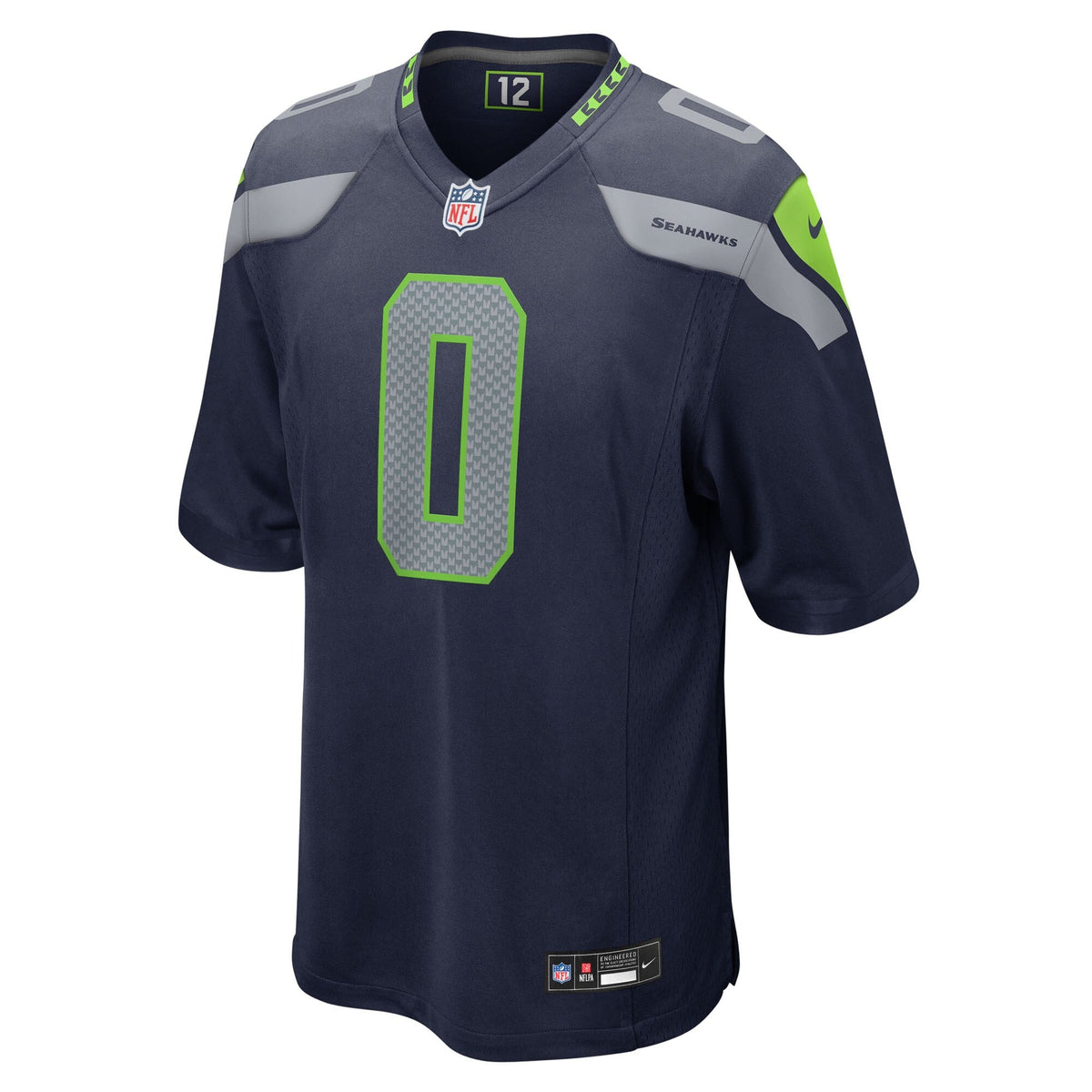 Seattle Seahawks DeMarcus Lawrence College Navy Team Game Jersey product image 3, provided for visual reference and product