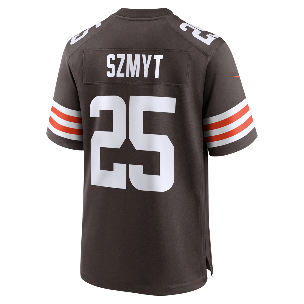 Cleveland Browns Andre Szmyt Brown Team Game Jersey product image 3, provided for visual reference and product detail review