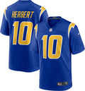 Los Angeles Chargers Justin Herbert Royal Alternate Game Jersey product image 1, provided for visual reference and product