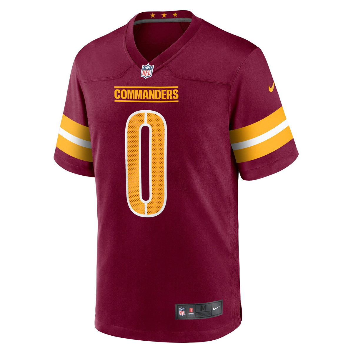 Washington Commanders Mike Sainristil Burgundy Game Jersey product image 3, provided for visual reference and product detail