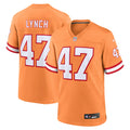 Tampa Bay Buccaneers John Lynch Orange Throwback Game Jersey product image 1, provided for visual reference and product