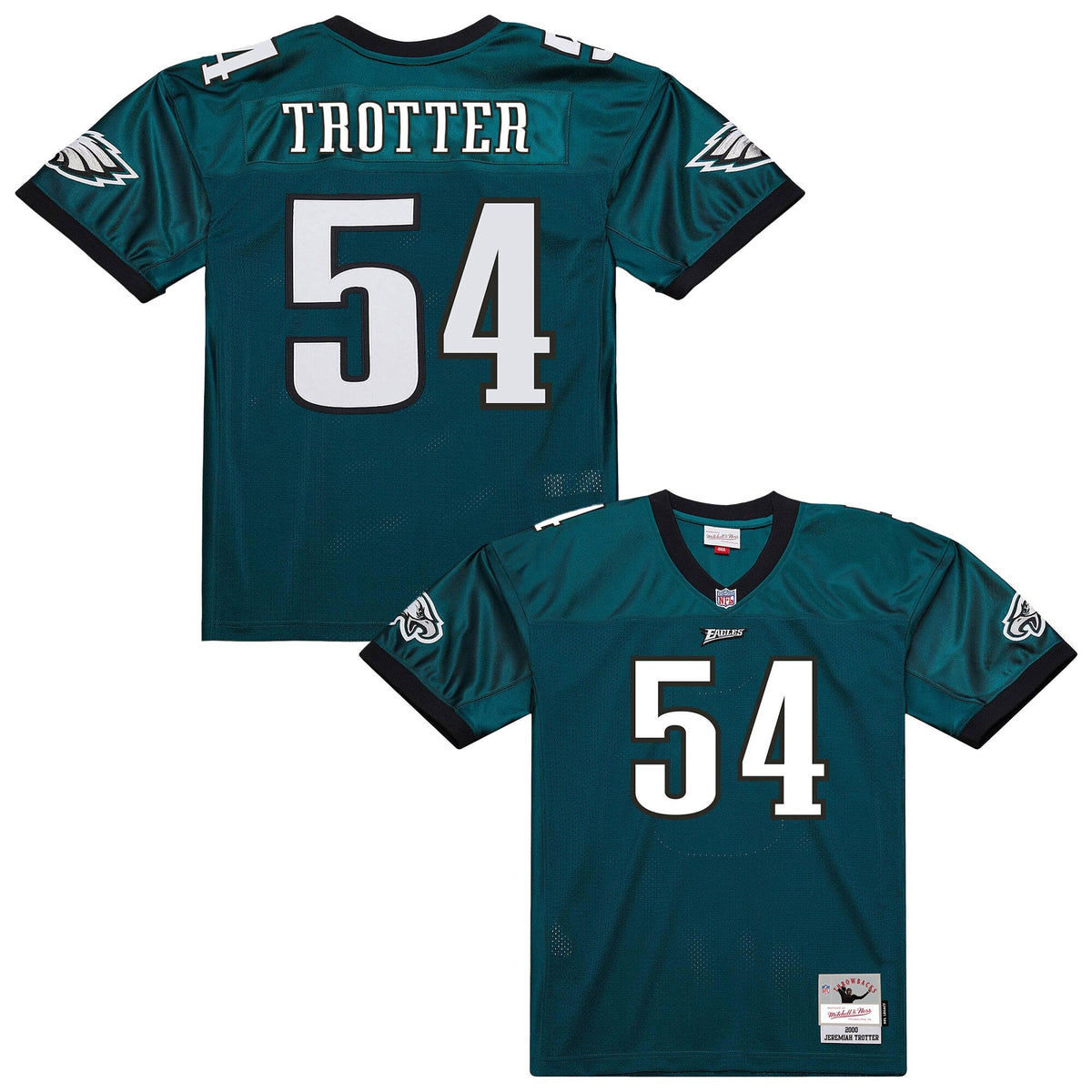 Philadelphia Eagles Jeremiah Trotter Green 2000 Legacy Throwback Replica Jersey product image 1, provided for visual