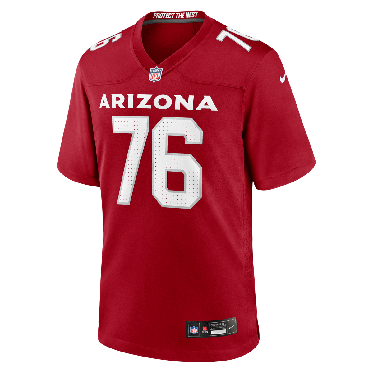 Arizona Cardinals Will Hernandez Cardinal Team Game Jersey product image 2, provided for visual reference and product detail