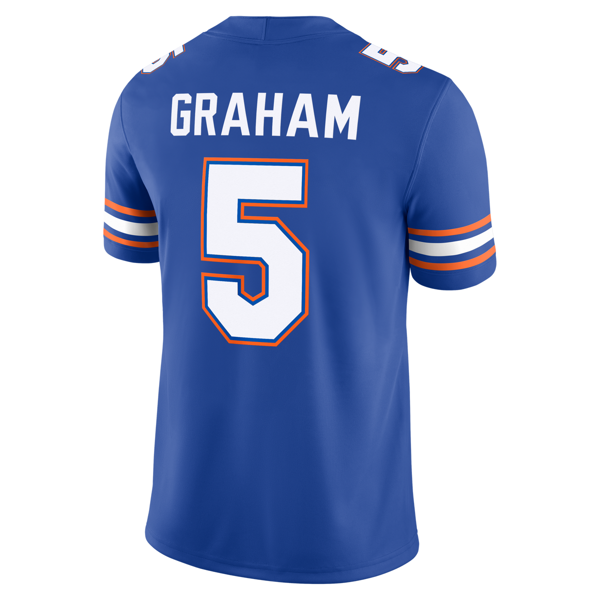 Myles Graham Florida Gators Game Football Jersey - Royal product image 4, provided for visual reference and product detail