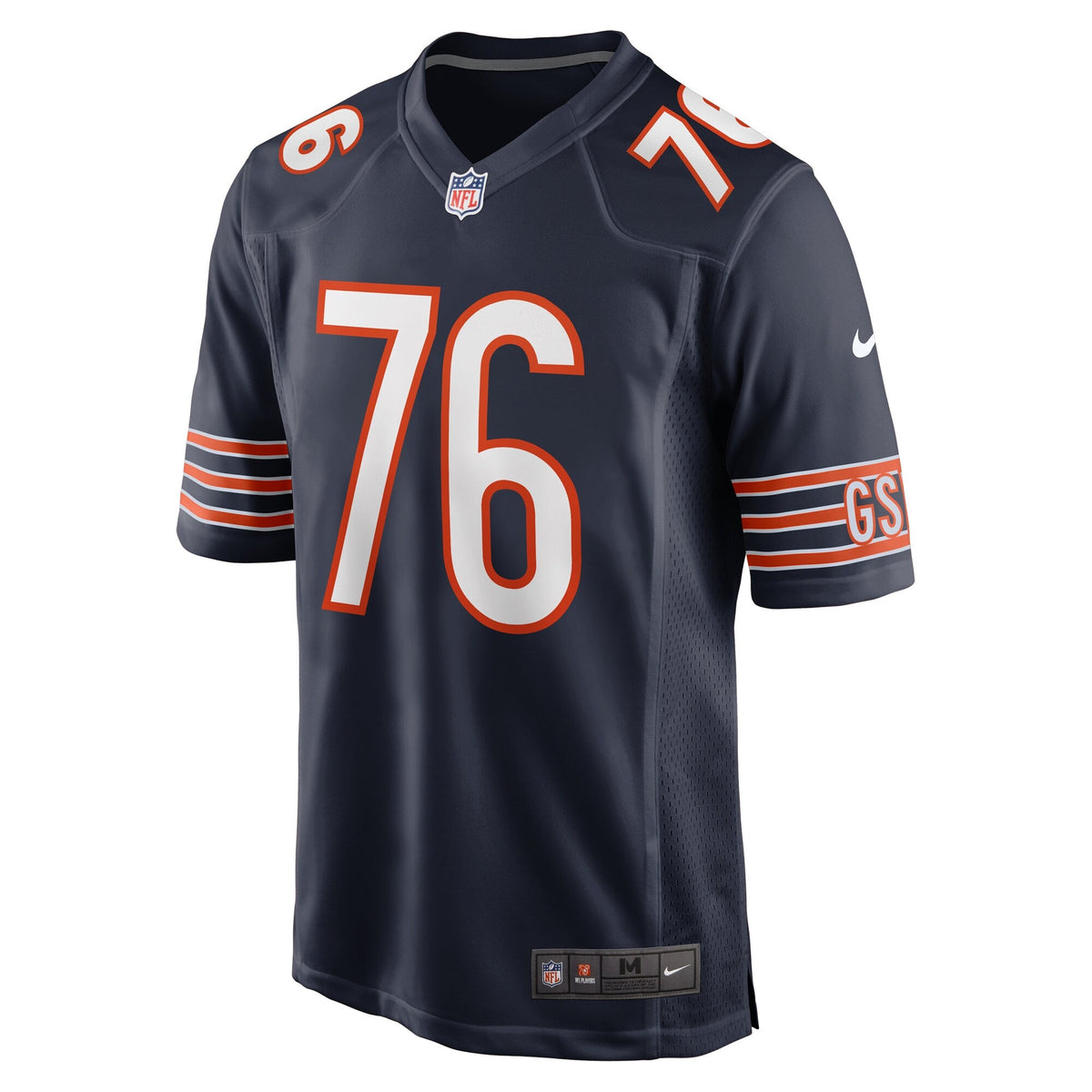 Chicago Bears Steve McMichael Navy Retired Player Game Jersey product image 3, provided for visual reference and product