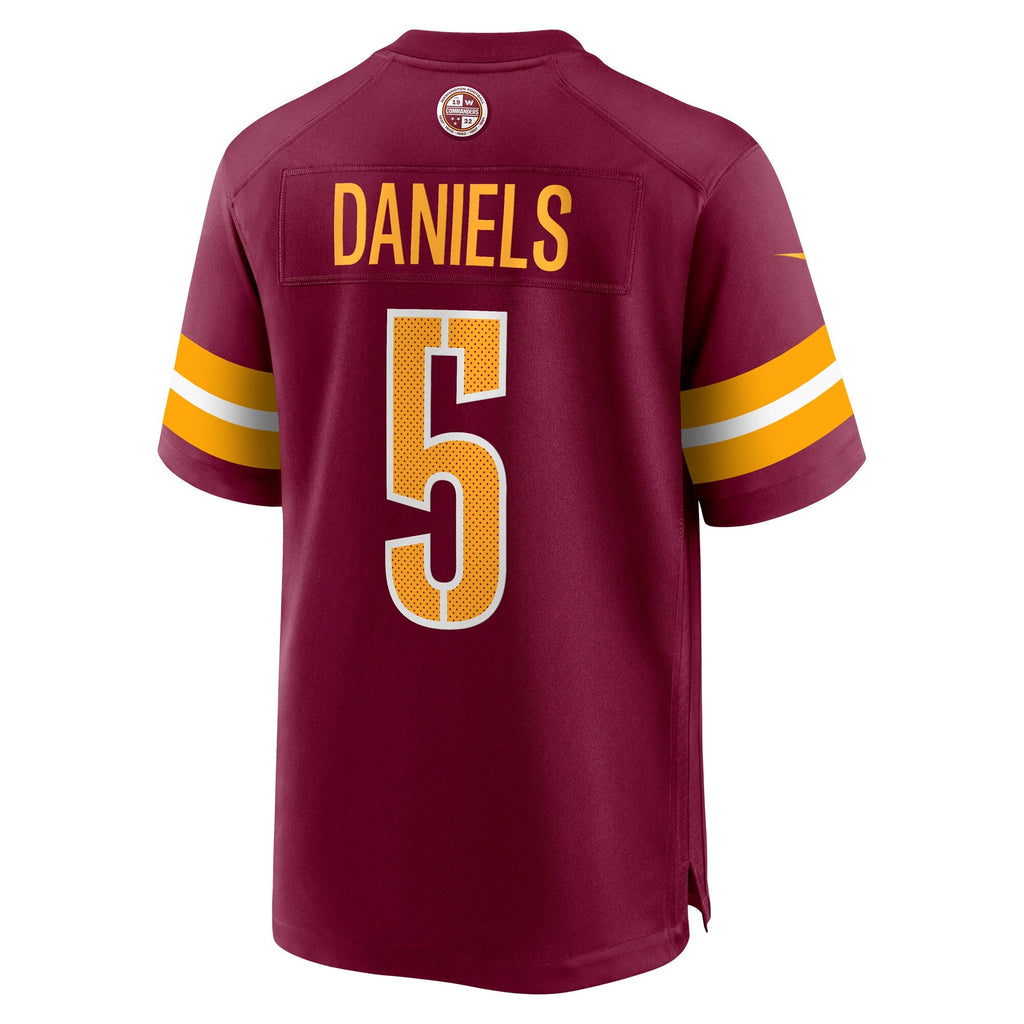 Washington Commanders Jayden Daniels Burgundy Player Game Jersey product image 3, provided for visual reference and product