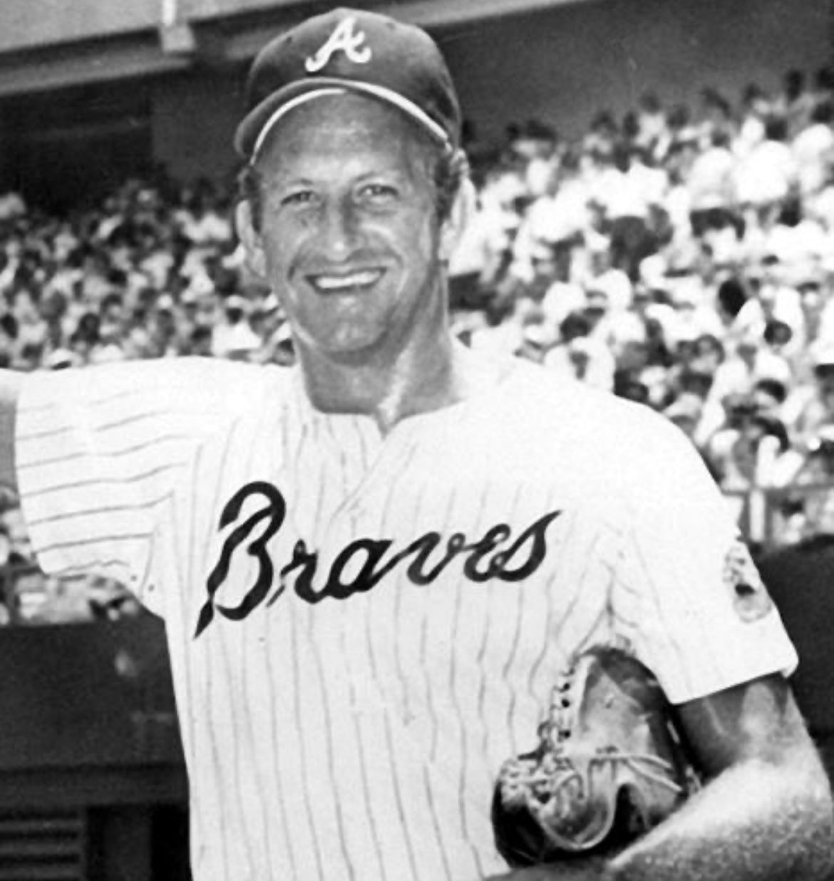Bob Uecker 1967 Atlanta Braves Official MLB Majestic Jersey product image 4