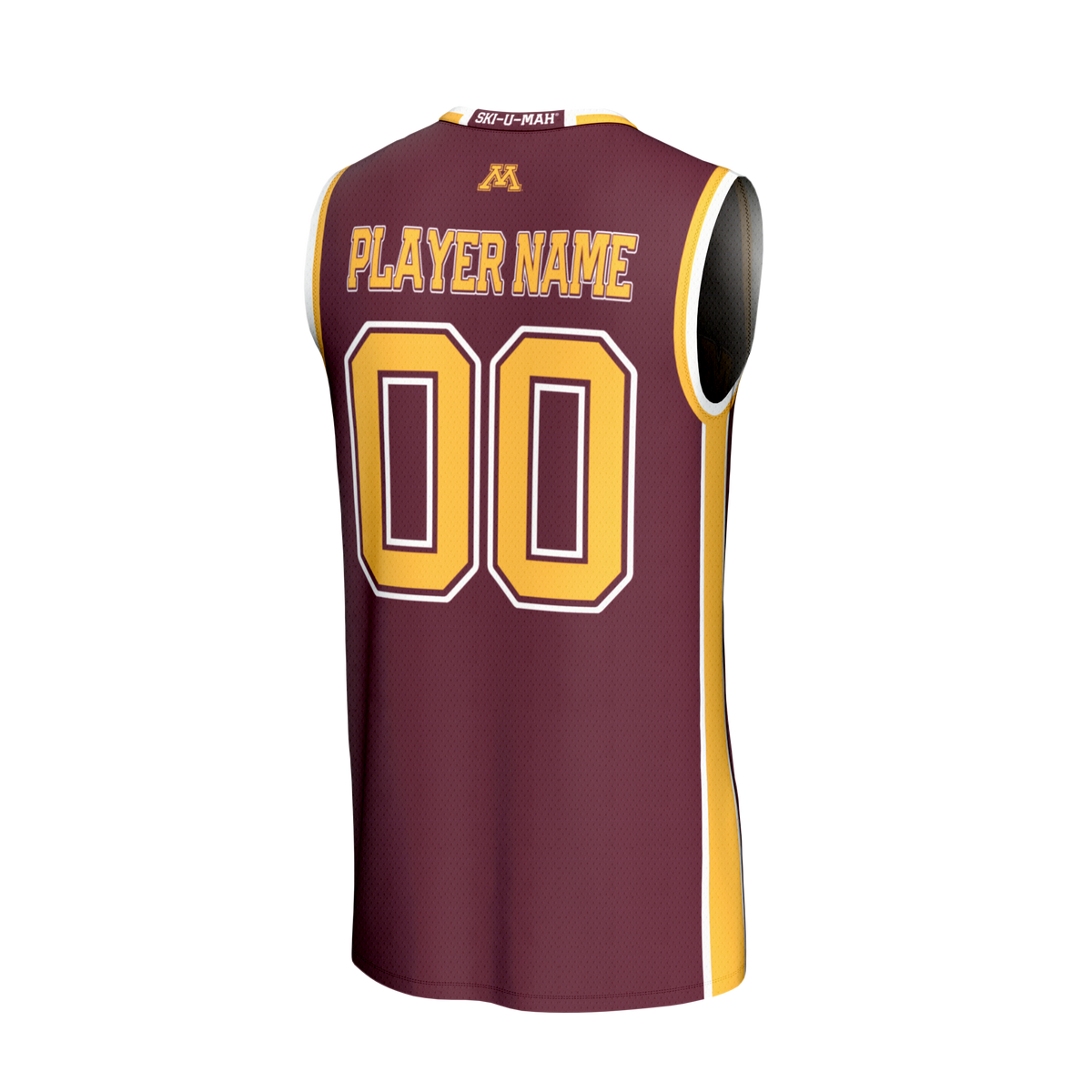 Minnesota Golden Gophers Lightweight Collegiate Basketball NIL Pick-A-Player Fashion Jersey - Maroon product image 4,