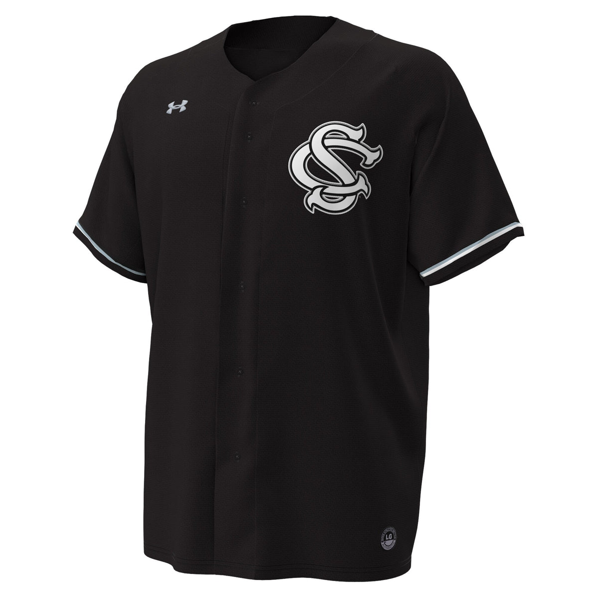 South Carolina Gamecocks Replica Baseball Jersey - Black product image 3, provided for visual reference and product detail