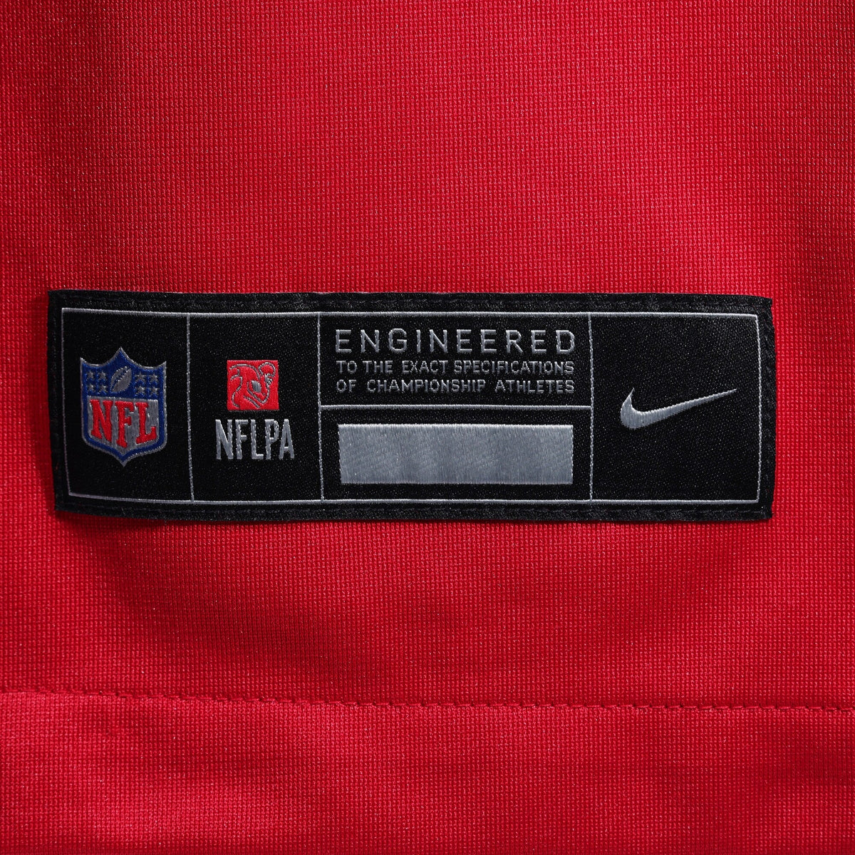 Tampa Bay Buccaneers Bauer Sharp Red Team Game Jersey product image 4, provided for visual reference and product detail