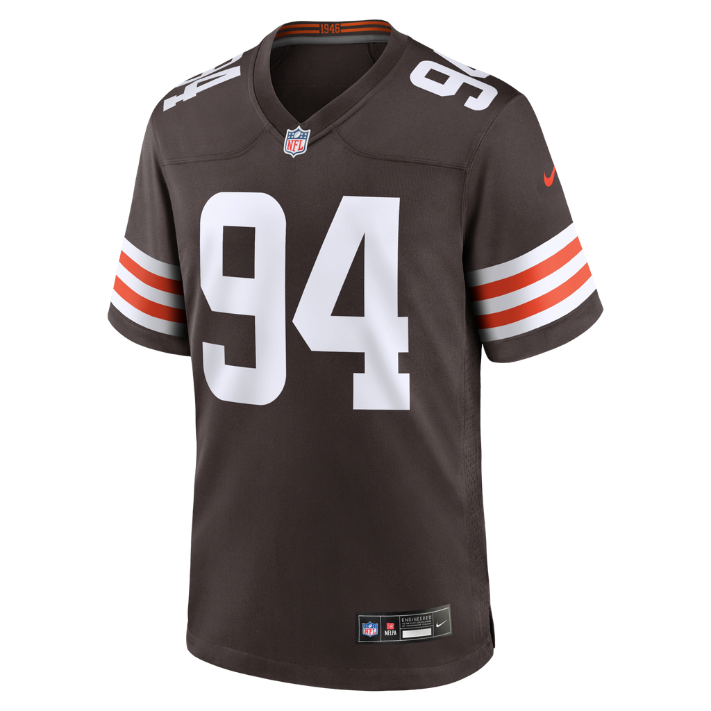 Cleveland Browns Mason Graham Brown Game Jersey product image 2, provided for visual reference and product detail review