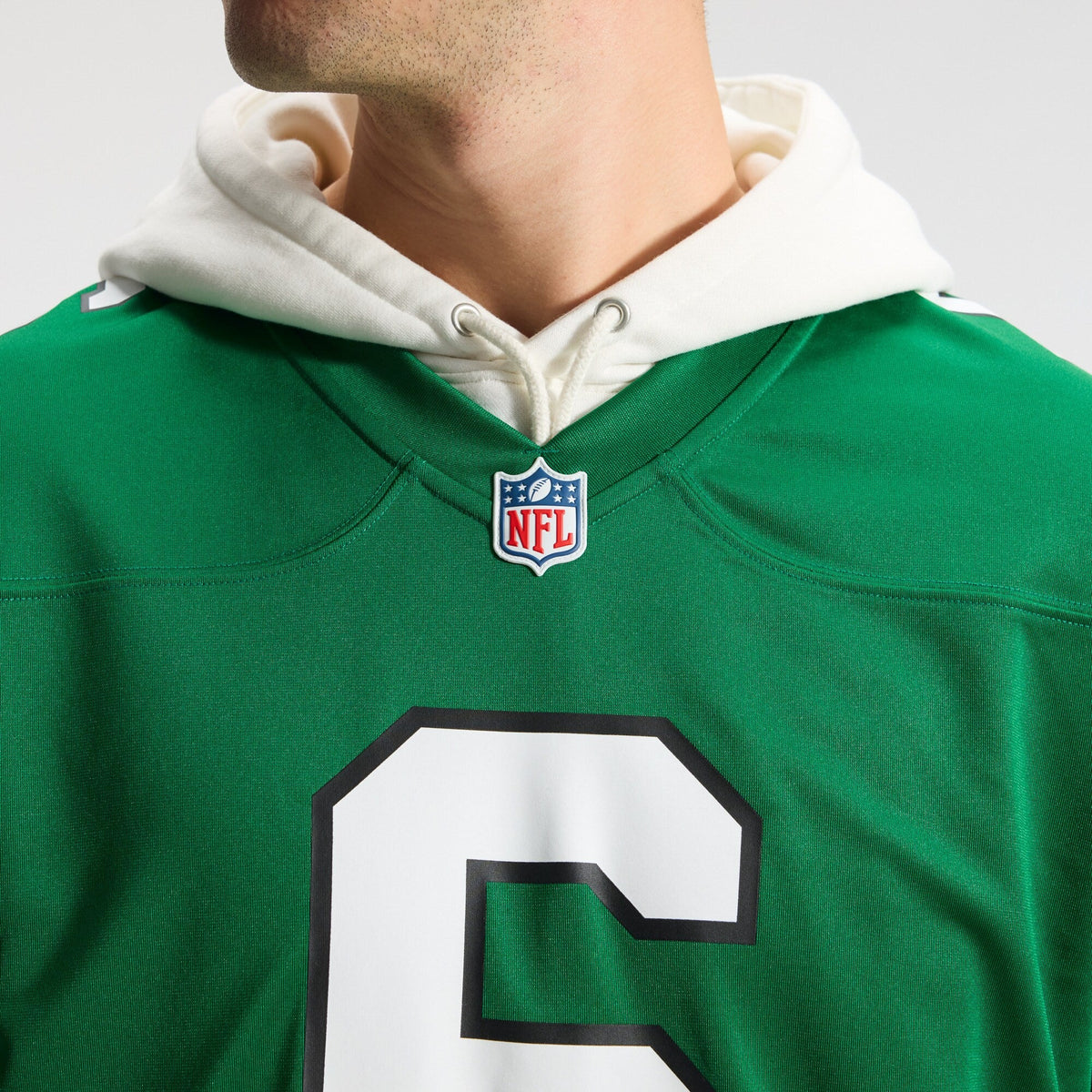 Philadelphia Eagles DeVonta Smith Kelly Green Alternate Game Player Jersey product image 10, provided for visual reference