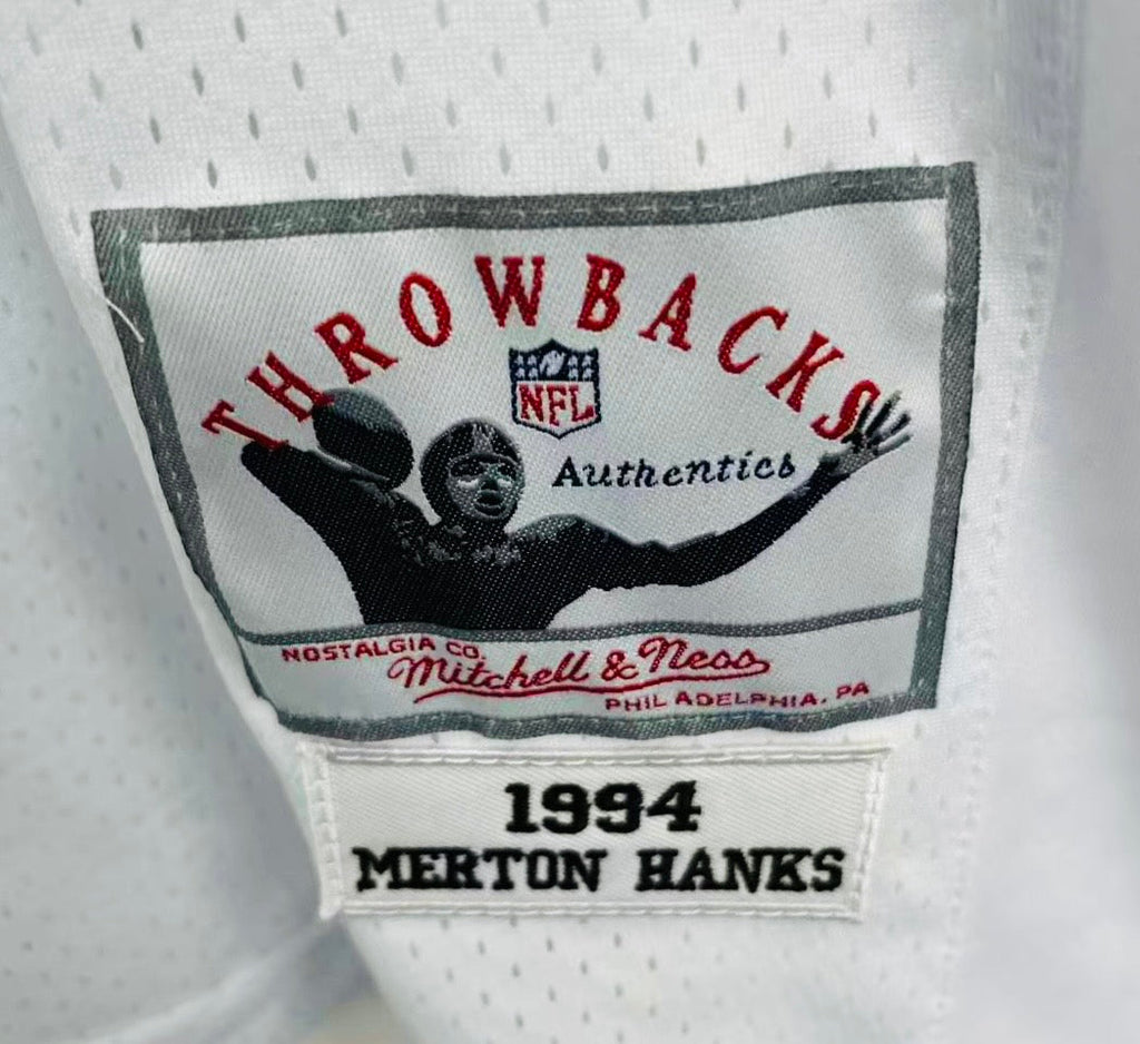 Merton Hanks San Francisco 49ers 1994 Jersey Mitchell & product image 3